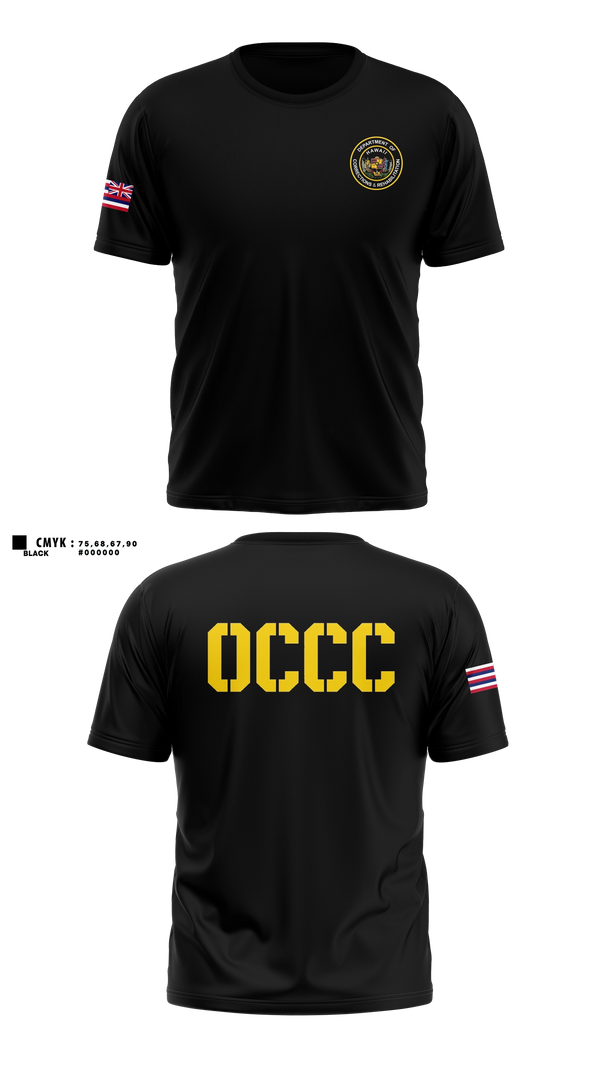 Old School Cotton Shirt, OCCC, Police, Teamtime, Team time, sublimation, custom sports apparel, team uniforms, spirit wear, spiritwear, sports uniforms, custom shirts, team store, custom team store, fundraiser sports, apparel fundraiser