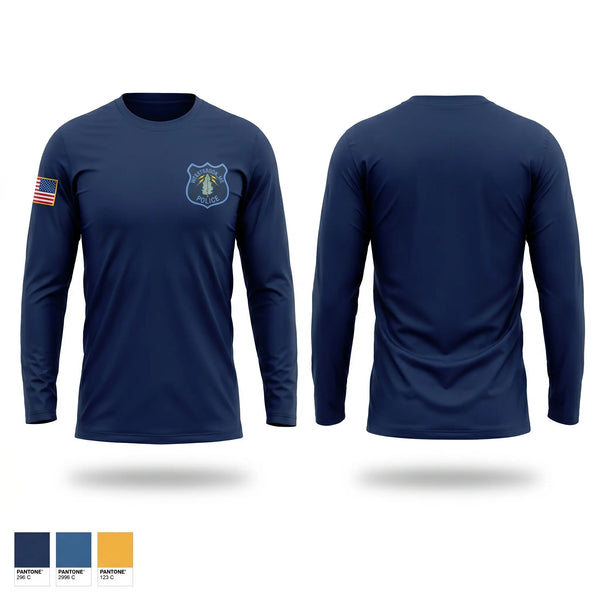 Long Sleeve Performance Shirt, Westbrook Police, Police, Teamtime, Team time, sublimation, custom sports apparel, team uniforms, spirit wear, spiritwear, sports uniforms, custom shirts, team store, custom team store, fundraiser sports, apparel fundraiser