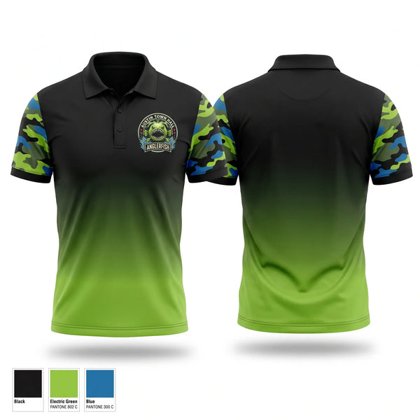 Short Sleeve Performance Polo, Austin Town Hall Anglerfish, Swimming, Teamtime, Team time, sublimation, custom sports apparel, team uniforms, spirit wear, spiritwear, sports uniforms, custom shirts, team store, custom team store, fundraiser sports, apparel fundraiser