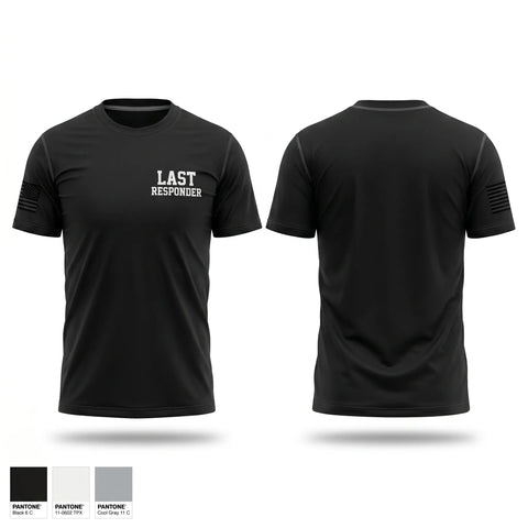 Old School Cotton Feel Shirt, Last Responder, Police, Teamtime, Team time, sublimation, custom sports apparel, team uniforms, spirit wear, spiritwear, sports uniforms, custom shirts, team store, custom team store, fundraiser sports, apparel fundraiser