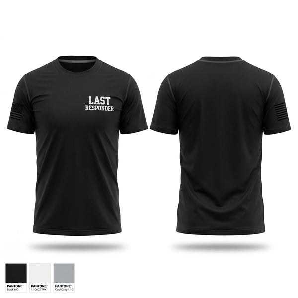 Old School Cotton Feel Shirt, Last Responder, Police, Teamtime, Team time, sublimation, custom sports apparel, team uniforms, spirit wear, spiritwear, sports uniforms, custom shirts, team store, custom team store, fundraiser sports, apparel fundraiser