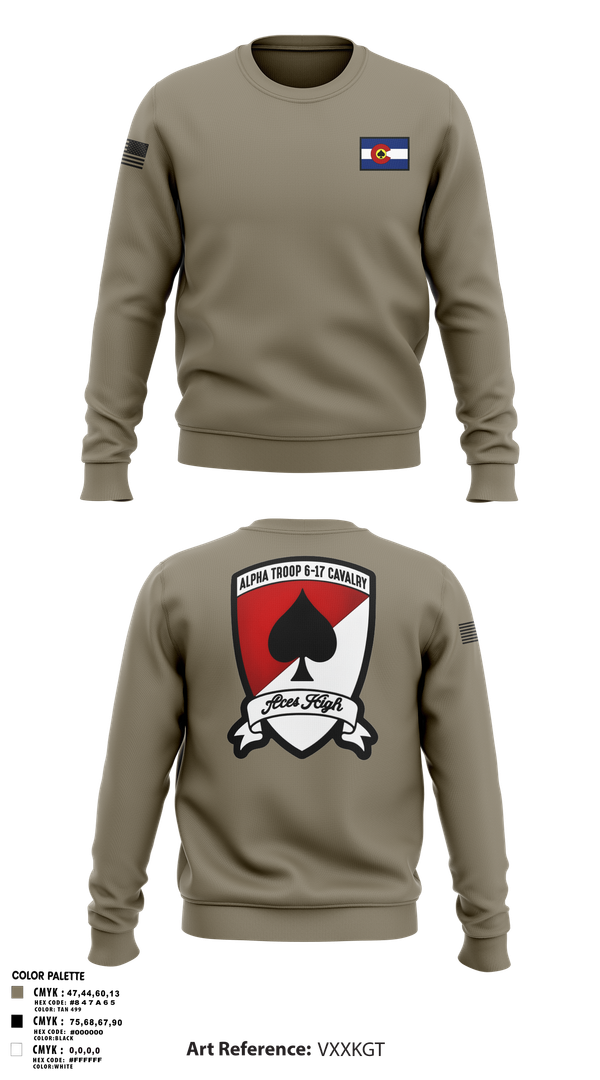 Crew Neck Sweatshirt, A-TRP 6-17 ACS, , Teamtime, Team time, sublimation, custom sports apparel, team uniforms, spirit wear, spiritwear, sports uniforms, custom shirts, team store, custom team store, fundraiser sports, apparel fundraiser