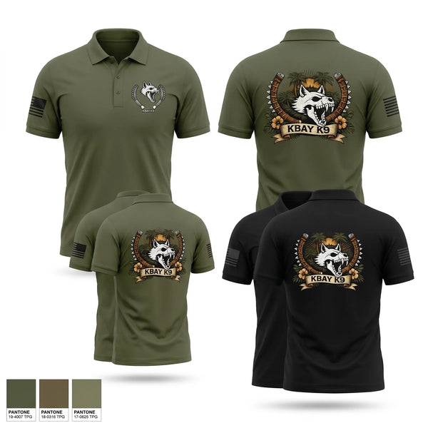 Short Sleeve Performance Polo, MCBH PMO K9, Marines, Teamtime, Team time, sublimation, custom sports apparel, team uniforms, spirit wear, spiritwear, sports uniforms, custom shirts, team store, custom team store, fundraiser sports, apparel fundraiser
