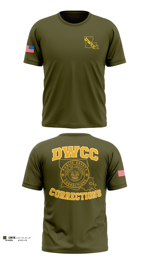 Short Sleeve Performance Shirt, David Wade Correctional Center, Police, Teamtime, Team time, sublimation, custom sports apparel, team uniforms, spirit wear, spiritwear, sports uniforms, custom shirts, team store, custom team store, fundraiser sports, apparel fundraiser
