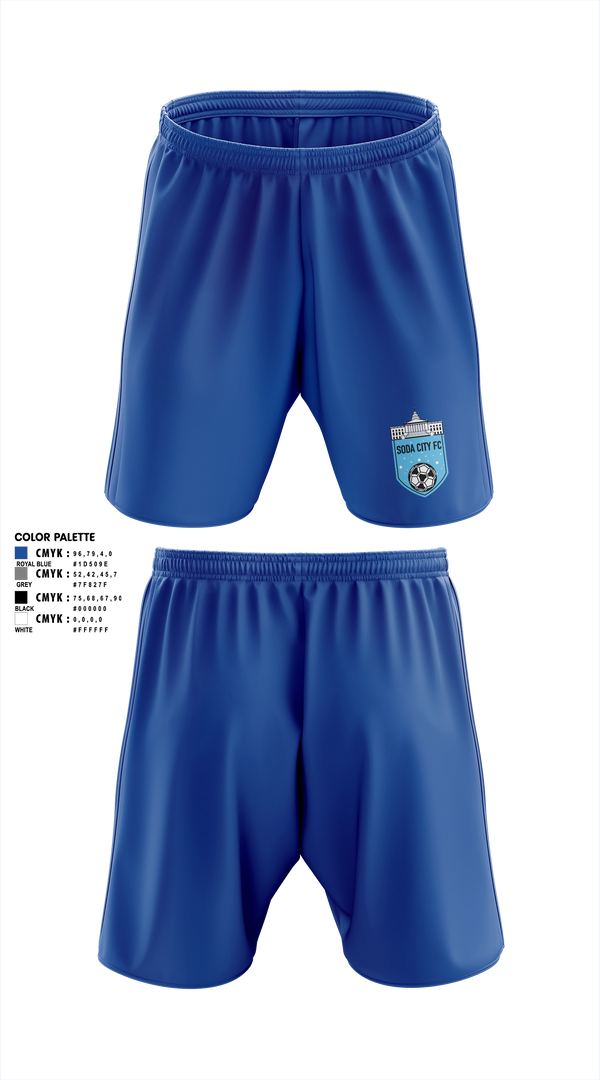 Athletic Shorts With Pockets, Soda City FC, Men's Soccer, Teamtime, Team time, sublimation, custom sports apparel, team uniforms, spirit wear, spiritwear, sports uniforms, custom shirts, team store, custom team store, fundraiser sports, apparel fundraiser