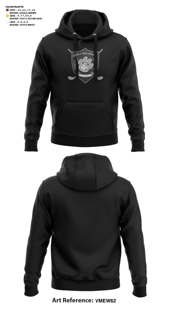 Hoodie, Cibola High School Golf, Golf, Teamtime, Team time, sublimation, custom sports apparel, team uniforms, spirit wear, spiritwear, sports uniforms, custom shirts, team store, custom team store, fundraiser sports, apparel fundraiser