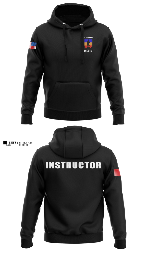 Hoodie, 2/254 RTI, Army, Teamtime, Team time, sublimation, custom sports apparel, team uniforms, spirit wear, spiritwear, sports uniforms, custom shirts, team store, custom team store, fundraiser sports, apparel fundraiser