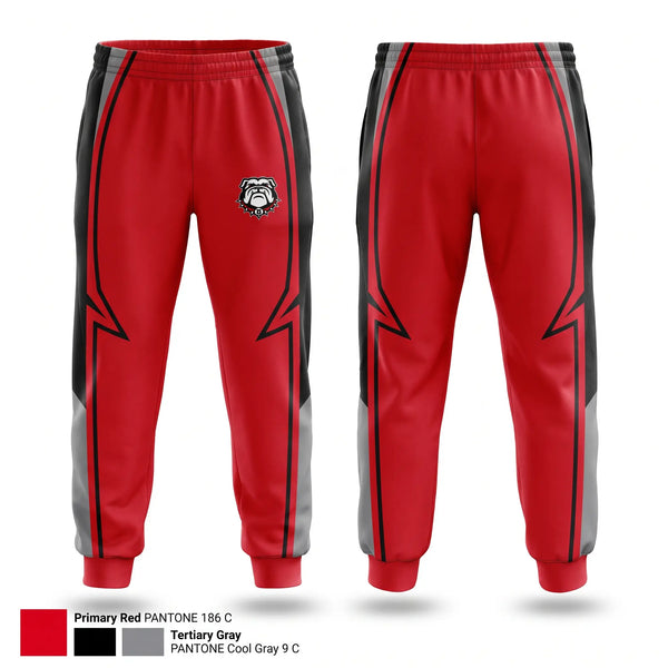 Sweatpants, Hickman County Bulldogs, , Teamtime, Team time, sublimation, custom sports apparel, team uniforms, spirit wear, spiritwear, sports uniforms, custom shirts, team store, custom team store, fundraiser sports, apparel fundraiser