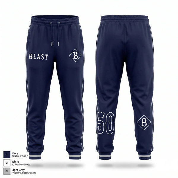 Sweatpants, Blast Baseball, Baseball, Teamtime, Team time, sublimation, custom sports apparel, team uniforms, spirit wear, spiritwear, sports uniforms, custom shirts, team store, custom team store, fundraiser sports, apparel fundraiser