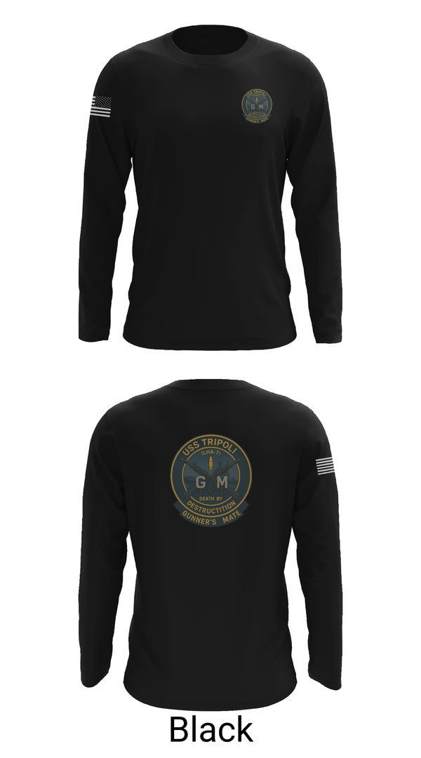 Long Sleeve Performance Shirt, USS TRIPOLI, , Teamtime, Team time, sublimation, custom sports apparel, team uniforms, spirit wear, spiritwear, sports uniforms, custom shirts, team store, custom team store, fundraiser sports, apparel fundraiser