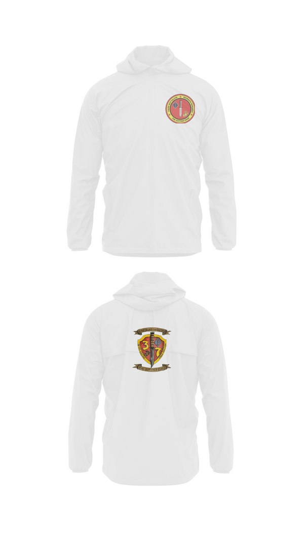 Windbreaker, 3rd Battalion 7th Marines, Marines, Teamtime, Team time, sublimation, custom sports apparel, team uniforms, spirit wear, spiritwear, sports uniforms, custom shirts, team store, custom team store, fundraiser sports, apparel fundraiser
