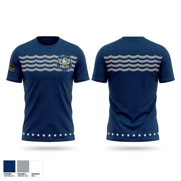 Short Sleeve Performance Shirt, Eau Claire Police Department, Police, Teamtime, Team time, sublimation, custom sports apparel, team uniforms, spirit wear, spiritwear, sports uniforms, custom shirts, team store, custom team store, fundraiser sports, apparel fundraiser