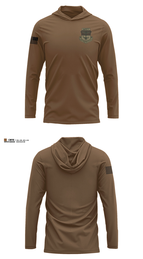 Long Sleeve Performance Shirt with hood, 1 SOW/SE, Air Force, Teamtime, Team time, sublimation, custom sports apparel, team uniforms, spirit wear, spiritwear, sports uniforms, custom shirts, team store, custom team store, fundraiser sports, apparel fundraiser