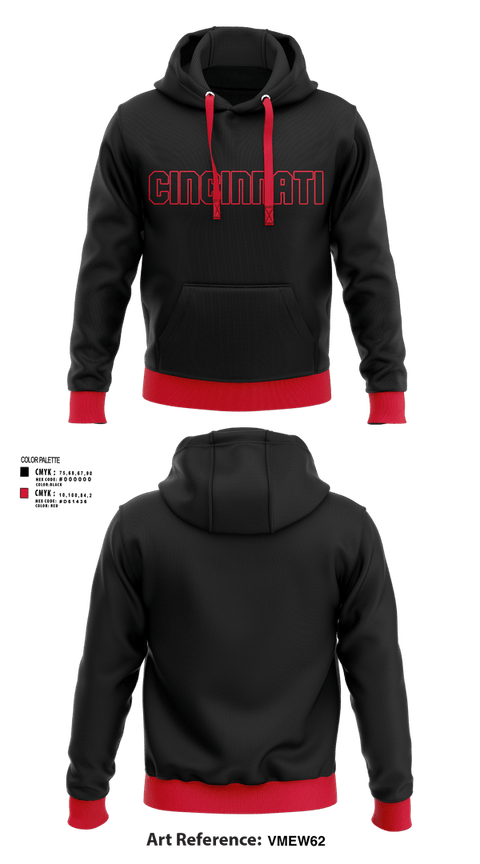 Hoodie, Cincinnati, Cincinnati Reds, Baseball, Teamtime, Team time, sublimation, custom sports apparel, team uniforms, spirit wear, spiritwear, sports uniforms, custom shirts, team store, custom team store, fundraiser sports, apparel fundraiser