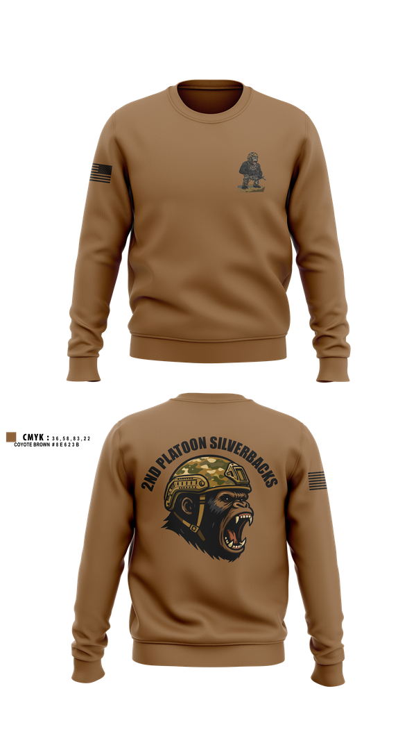 Crew Neck Sweatshirt, 1136th MP Co, , Teamtime, Team time, sublimation, custom sports apparel, team uniforms, spirit wear, spiritwear, sports uniforms, custom shirts, team store, custom team store, fundraiser sports, apparel fundraiser