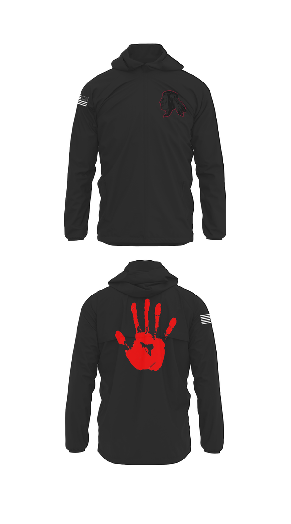 Windbreaker, Owyhee Braves, Wrestling, Teamtime, Team time, sublimation, custom sports apparel, team uniforms, spirit wear, spiritwear, sports uniforms, custom shirts, team store, custom team store, fundraiser sports, apparel fundraiser