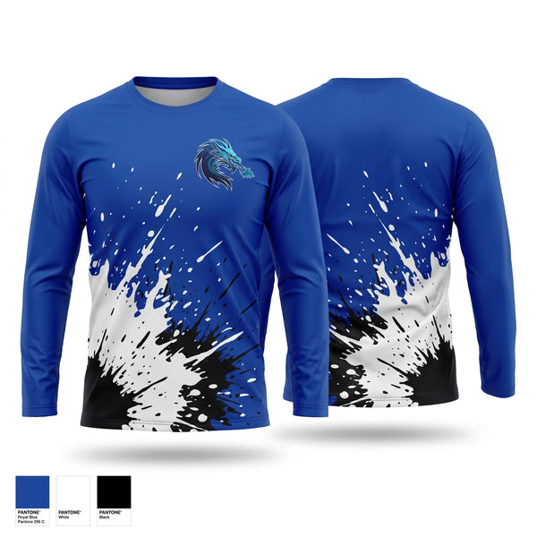 Long Sleeve Performance Shirt, Dragons Breath, Men's Basketball, Teamtime, Team time, sublimation, custom sports apparel, team uniforms, spirit wear, spiritwear, sports uniforms, custom shirts, team store, custom team store, fundraiser sports, apparel fundraiser