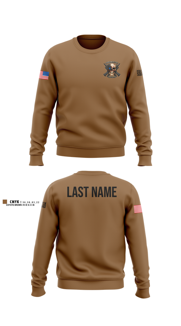 Crew Neck Sweatshirt, HSC 615TH ASB, Army, Teamtime, Team time, sublimation, custom sports apparel, team uniforms, spirit wear, spiritwear, sports uniforms, custom shirts, team store, custom team store, fundraiser sports, apparel fundraiser