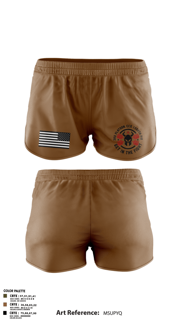 Ranger Panties, 3rd Platoon, CCo, 1-508th PIR, , Teamtime, Team time, sublimation, custom sports apparel, team uniforms, spirit wear, spiritwear, sports uniforms, custom shirts, team store, custom team store, fundraiser sports, apparel fundraiser