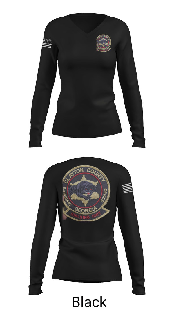 Womens Long Sleeve Vneck Shirt, ADU, Police, Teamtime, Team time, sublimation, custom sports apparel, team uniforms, spirit wear, spiritwear, sports uniforms, custom shirts, team store, custom team store, fundraiser sports, apparel fundraiser