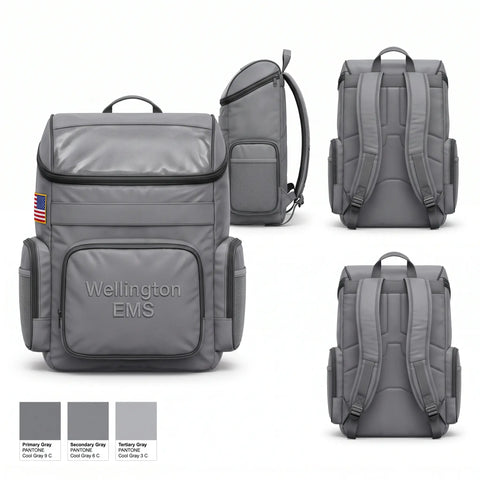 Gear Bag, Wellington EMS, EMS/EMT, Teamtime, Team time, sublimation, custom sports apparel, team uniforms, spirit wear, spiritwear, sports uniforms, custom shirts, team store, custom team store, fundraiser sports, apparel fundraiser