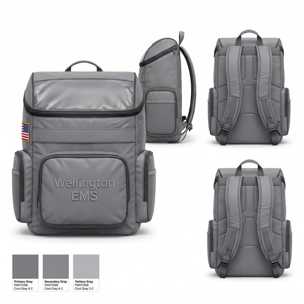 Gear Bag, Wellington EMS, EMS/EMT, Teamtime, Team time, sublimation, custom sports apparel, team uniforms, spirit wear, spiritwear, sports uniforms, custom shirts, team store, custom team store, fundraiser sports, apparel fundraiser