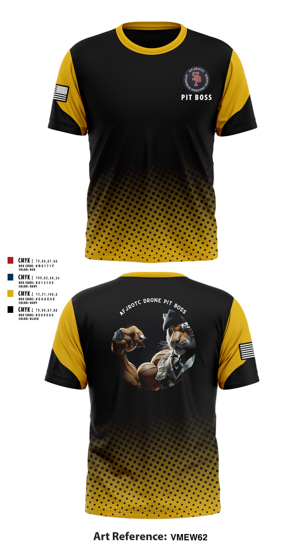 Short Sleeve Performance Shirt, AFJROTC MS-081 DRONE TEAM, , Teamtime, Team time, sublimation, custom sports apparel, team uniforms, spirit wear, spiritwear, sports uniforms, custom shirts, team store, custom team store, fundraiser sports, apparel fundraiser