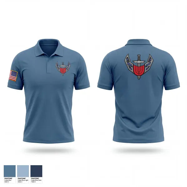 Short Sleeve Performance Polo, Union AFJROTC, Air Force, Teamtime, Team time, sublimation, custom sports apparel, team uniforms, spirit wear, spiritwear, sports uniforms, custom shirts, team store, custom team store, fundraiser sports, apparel fundraiser