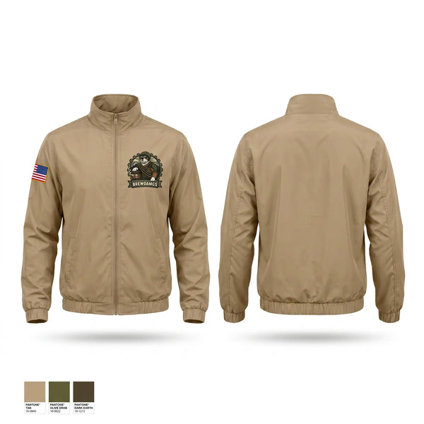 Windbreaker, E2 Brewdawgs, Army, Teamtime, Team time, sublimation, custom sports apparel, team uniforms, spirit wear, spiritwear, sports uniforms, custom shirts, team store, custom team store, fundraiser sports, apparel fundraiser