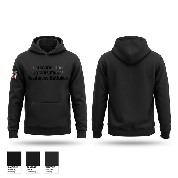 Hoodie, Personnel and Organizational Readiness Battalion, National Guard, Teamtime, Team time, sublimation, custom sports apparel, team uniforms, spirit wear, spiritwear, sports uniforms, custom shirts, team store, custom team store, fundraiser sports, apparel fundraiser