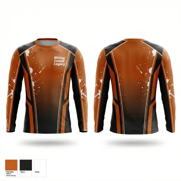 Long Sleeve Performance Shirt, Hitting Center Legacy, Softball, Teamtime, Team time, sublimation, custom sports apparel, team uniforms, spirit wear, spiritwear, sports uniforms, custom shirts, team store, custom team store, fundraiser sports, apparel fundraiser
