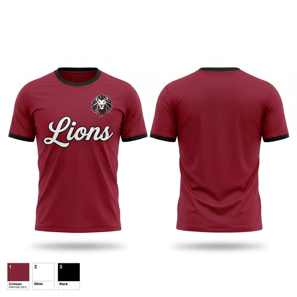 Short Sleeve Performance Shirt, Sardis Lions, Softball, Teamtime, Team time, sublimation, custom sports apparel, team uniforms, spirit wear, spiritwear, sports uniforms, custom shirts, team store, custom team store, fundraiser sports, apparel fundraiser