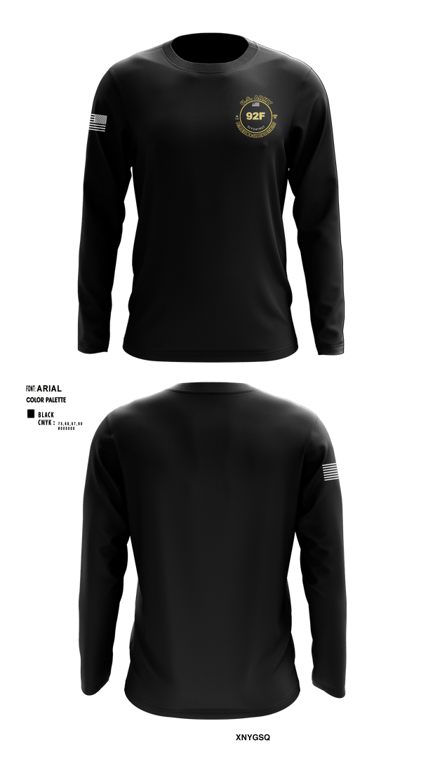 Long Sleeve Performance Shirt, 1-7 ADA D BATTERY, Army, Teamtime, Team time, sublimation, custom sports apparel, team uniforms, spirit wear, spiritwear, sports uniforms, custom shirts, team store, custom team store, fundraiser sports, apparel fundraiser