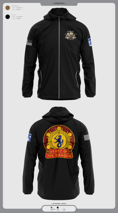 Windbreaker, 126th PLS Co, , Teamtime, Team time, sublimation, custom sports apparel, team uniforms, spirit wear, spiritwear, sports uniforms, custom shirts, team store, custom team store, fundraiser sports, apparel fundraiser