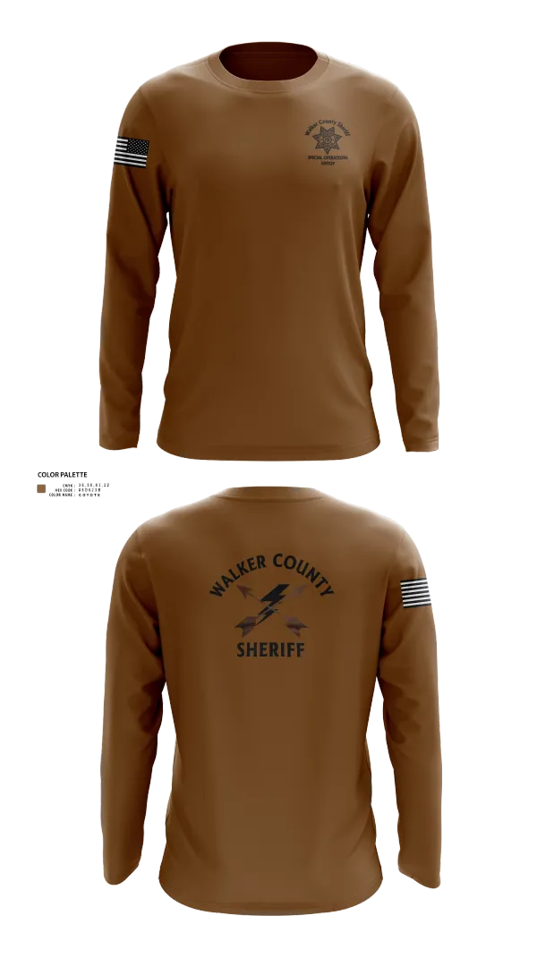 Long Sleeve Performance Shirt, Walker County Sheriff SOG Team, , Teamtime, Team time, sublimation, custom sports apparel, team uniforms, spirit wear, spiritwear, sports uniforms, custom shirts, team store, custom team store, fundraiser sports, apparel fundraiser