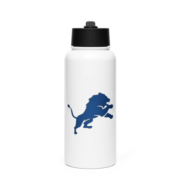 Pope John XXIII Regional High School Basketball 70006632 Stainless Steel Water Bottle with a Straw Lid