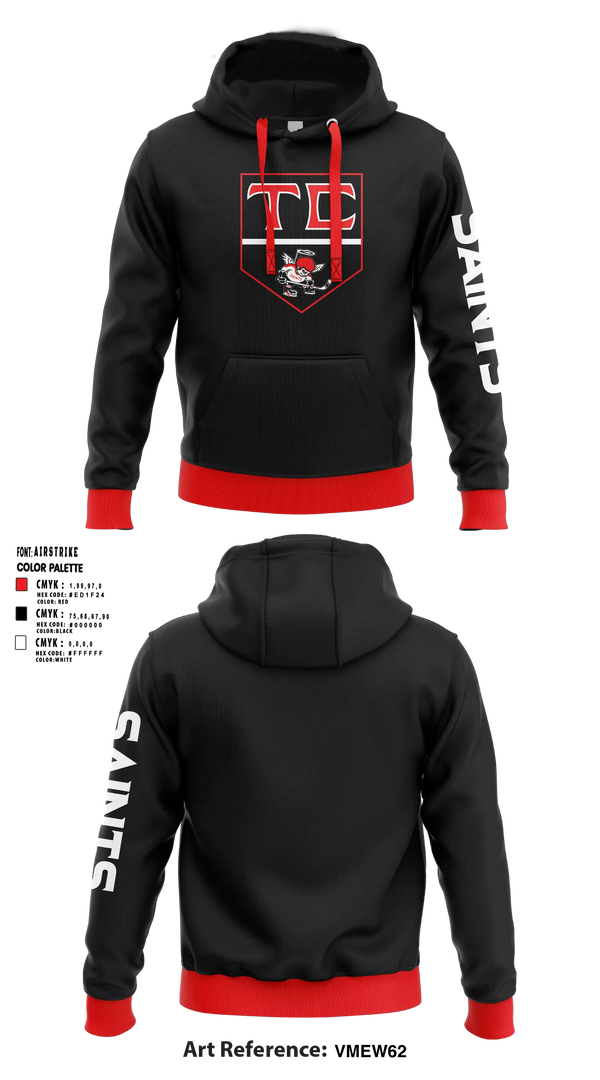 Hoodie, Tri County Saints, Ice Hockey, Teamtime, Team time, sublimation, custom sports apparel, team uniforms, spirit wear, spiritwear, sports uniforms, custom shirts, team store, custom team store, fundraiser sports, apparel fundraiser