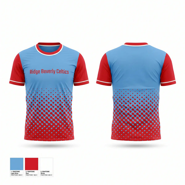 Short Sleeve Performance Shirt, Ridge Beverly Celtics, Baseball, Teamtime, Team time, sublimation, custom sports apparel, team uniforms, spirit wear, spiritwear, sports uniforms, custom shirts, team store, custom team store, fundraiser sports, apparel fundraiser