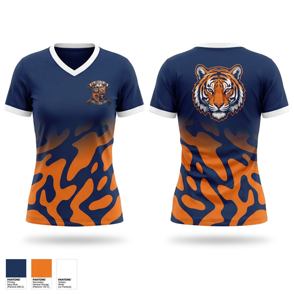 Womens Short Sleeve Vneck Shirt, PSI RHO PHI MILITARY FRATERNITY Inc, , Teamtime, Team time, sublimation, custom sports apparel, team uniforms, spirit wear, spiritwear, sports uniforms, custom shirts, team store, custom team store, fundraiser sports, apparel fundraiser