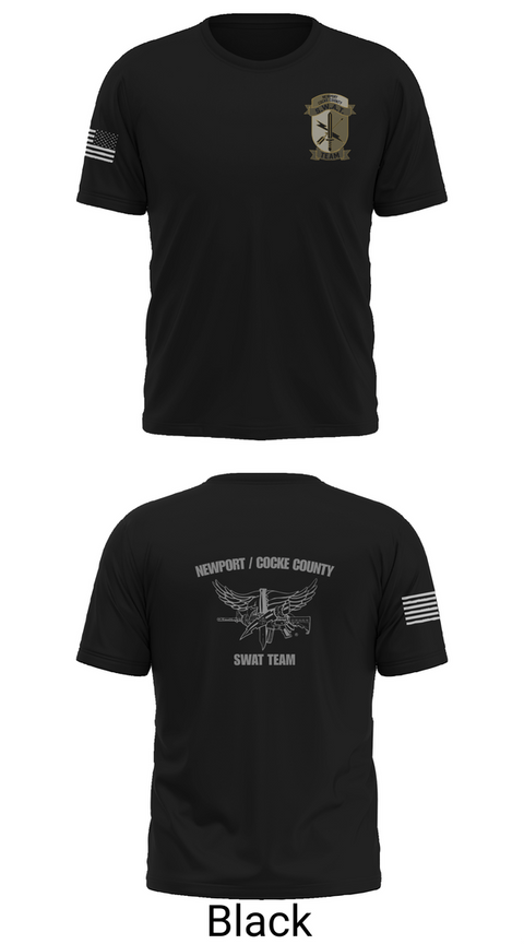 Short Sleeve Performance Shirt, Cocke County Newport Swat, Police, Teamtime, Team time, sublimation, custom sports apparel, team uniforms, spirit wear, spiritwear, sports uniforms, custom shirts, team store, custom team store, fundraiser sports, apparel fundraiser