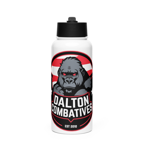 DALTON COMBATIVES 59211983 Stainless Steel Water Bottle with a Straw Lid