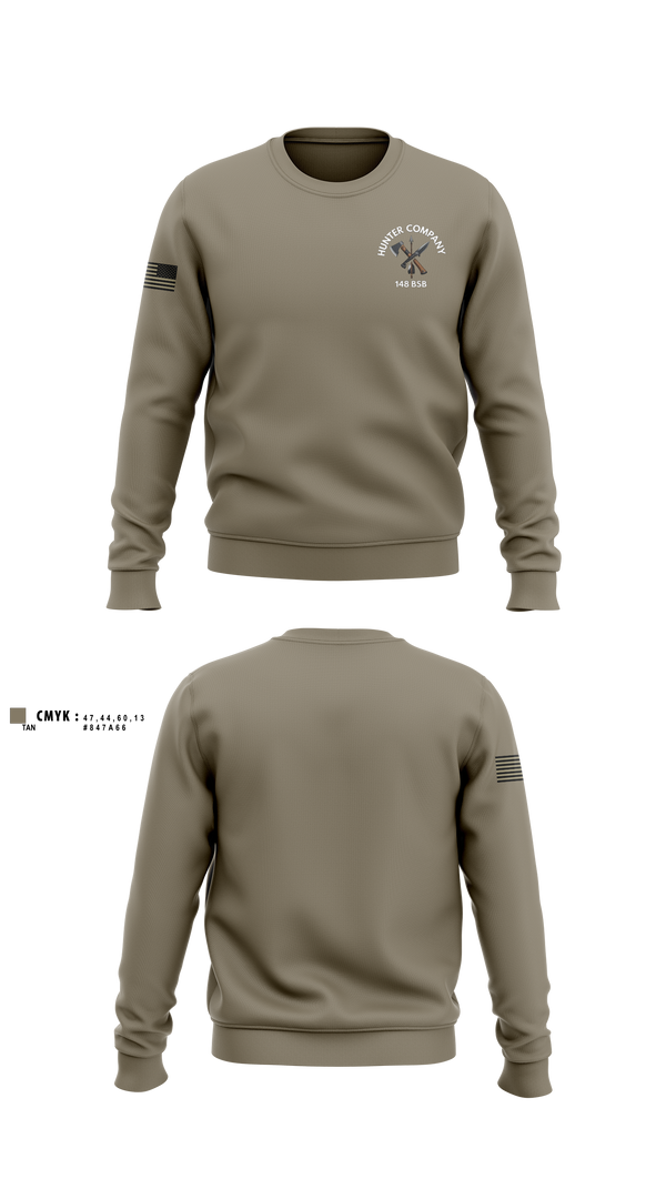 Crew Neck Sweatshirt, H Co 148th BSB, National Guard, Teamtime, Team time, sublimation, custom sports apparel, team uniforms, spirit wear, spiritwear, sports uniforms, custom shirts, team store, custom team store, fundraiser sports, apparel fundraiser