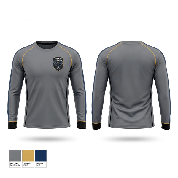 Long Sleeve Performance Shirt, Secret Service, Men's Soccer, Teamtime, Team time, sublimation, custom sports apparel, team uniforms, spirit wear, spiritwear, sports uniforms, custom shirts, team store, custom team store, fundraiser sports, apparel fundraiser
