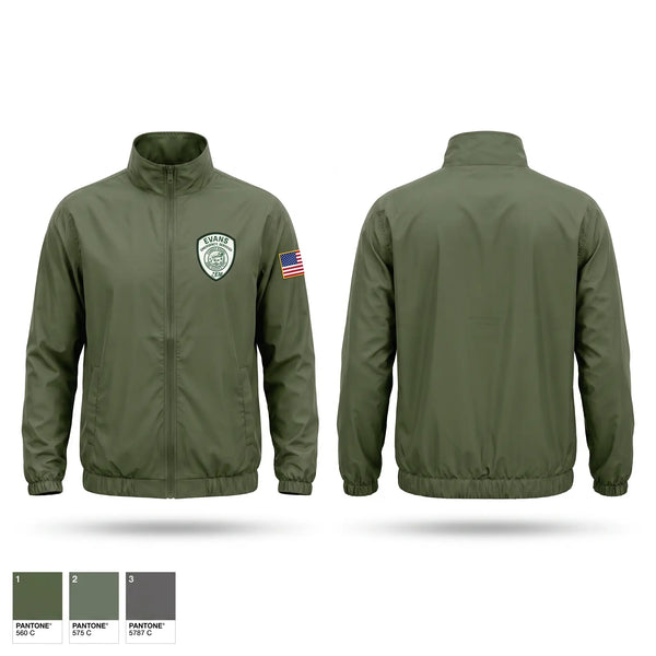 Windbreaker, Evans Emergency Services, Fire Department, Teamtime, Team time, sublimation, custom sports apparel, team uniforms, spirit wear, spiritwear, sports uniforms, custom shirts, team store, custom team store, fundraiser sports, apparel fundraiser