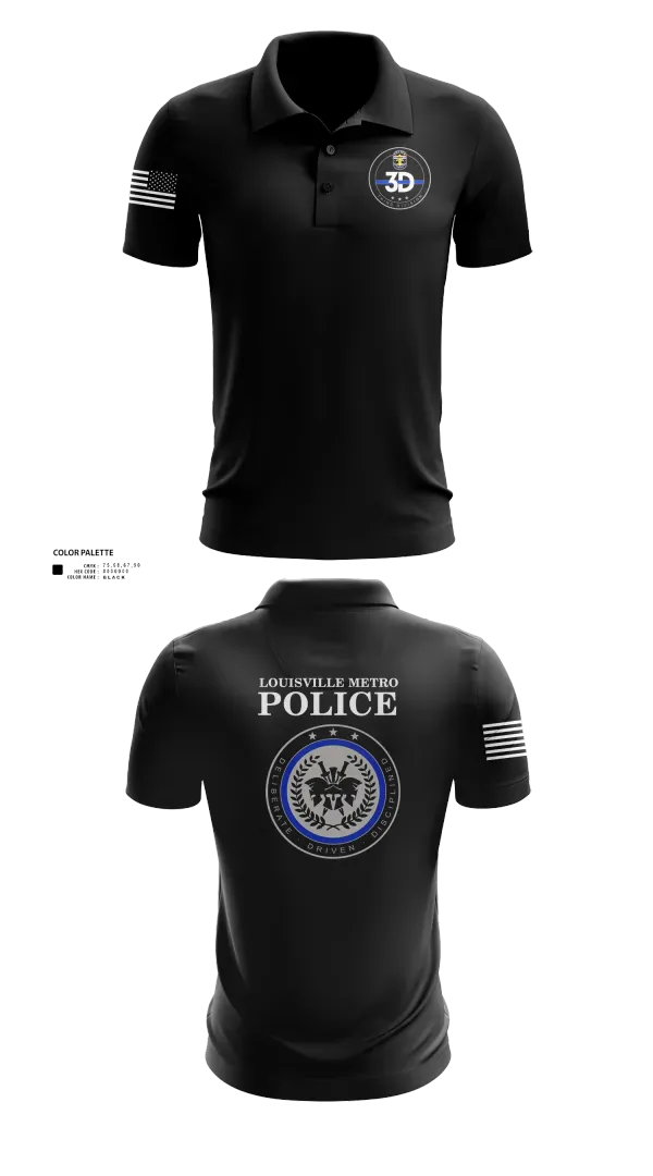 Short Sleeve Performance Polo, 3rd Division CIU, Police, Teamtime, Team time, sublimation, custom sports apparel, team uniforms, spirit wear, spiritwear, sports uniforms, custom shirts, team store, custom team store, fundraiser sports, apparel fundraiser