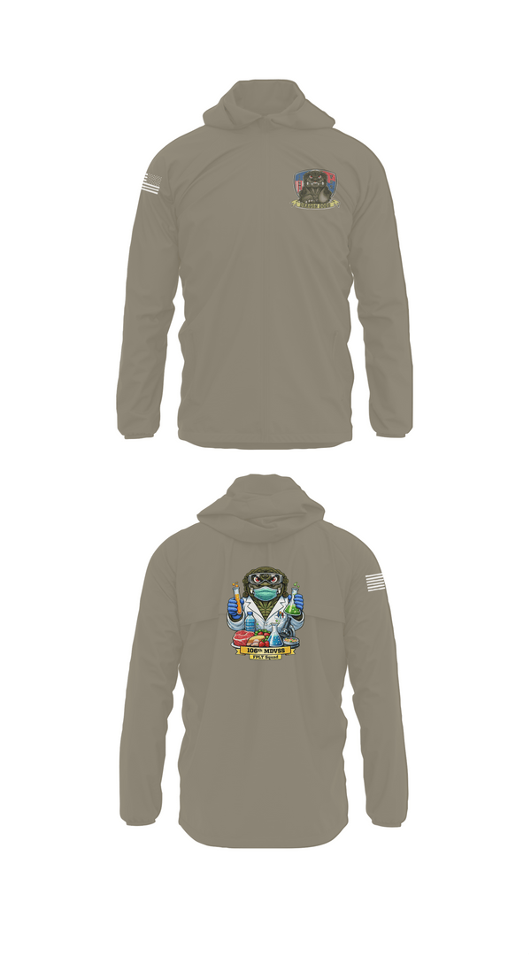 Windbreaker, 106th MDVSS, Army, Teamtime, Team time, sublimation, custom sports apparel, team uniforms, spirit wear, spiritwear, sports uniforms, custom shirts, team store, custom team store, fundraiser sports, apparel fundraiser