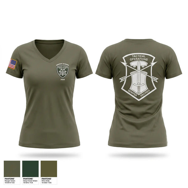 Womens Short Sleeve Vneck Shirt, Sniper Team, Police, Teamtime, Team time, sublimation, custom sports apparel, team uniforms, spirit wear, spiritwear, sports uniforms, custom shirts, team store, custom team store, fundraiser sports, apparel fundraiser