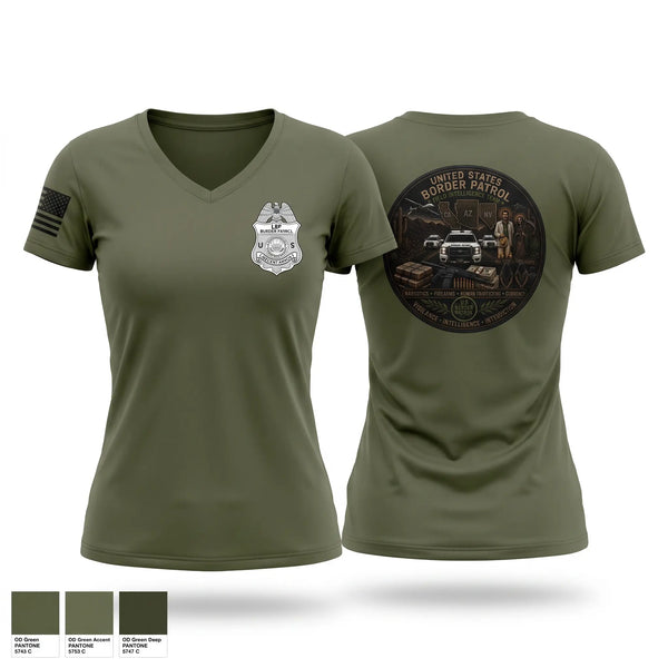 Womens Short Sleeve Vneck Shirt, Field intelligence team, Police, Teamtime, Team time, sublimation, custom sports apparel, team uniforms, spirit wear, spiritwear, sports uniforms, custom shirts, team store, custom team store, fundraiser sports, apparel fundraiser