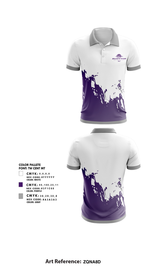 Short Sleeve Performance Polo, Bluffton University, Golf, Teamtime, Team time, sublimation, custom sports apparel, team uniforms, spirit wear, spiritwear, sports uniforms, custom shirts, team store, custom team store, fundraiser sports, apparel fundraiser