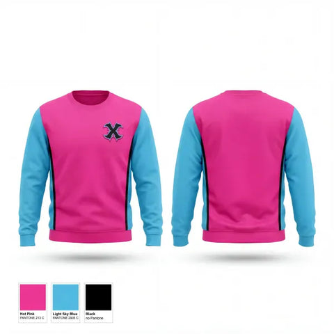 Crew Neck Sweatshirt, XTREME, Baseball, Teamtime, Team time, sublimation, custom sports apparel, team uniforms, spirit wear, spiritwear, sports uniforms, custom shirts, team store, custom team store, fundraiser sports, apparel fundraiser